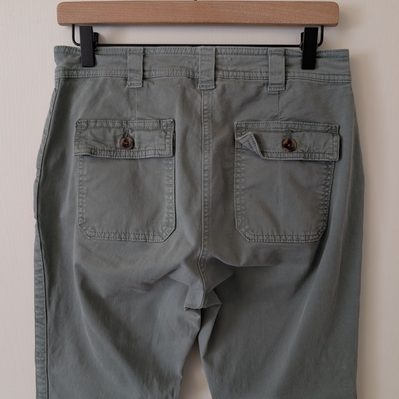 Boden Womens 4 Khaki Jogger Pants Green Casual Preppy Classic Neutral Minimalist - Picture 6 of 8